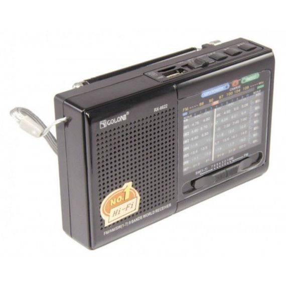 Портативна стовпчик радіо MP3 USB Golon RX-6622. AW-959 Колір: чорний | Зображення 5