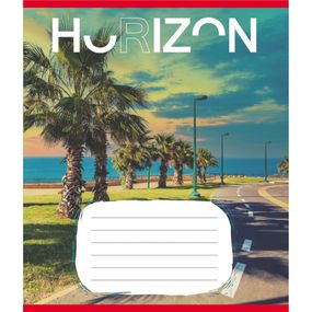 Тетрадь общая "Горизонт" 096-640014L-1 в линию, 96 листов