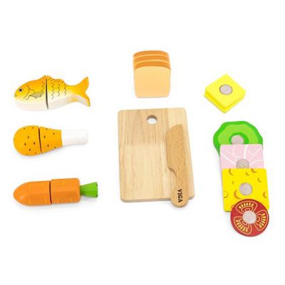 Ігровий набір Viga Toys іграшкові продукти Обід (44542) | Зображення 2