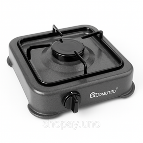 Газовая плита DOMOTEC MS-6601 на 1 конфорку. Цвет: серый BK-76