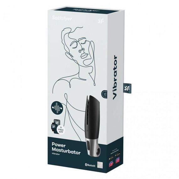 Чоловічий мастурбатор Satisfyer Power Masturbator – вібрація, текстурований канал, водозахист, USB-зарядка | Зображення 5