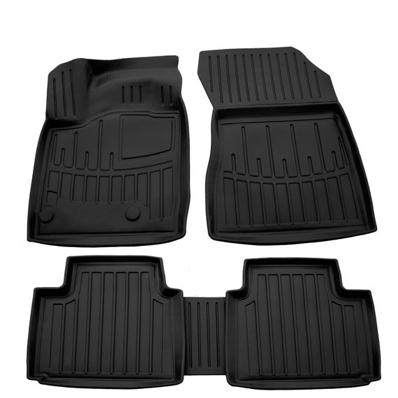 Резиновые коврики Stingray 3D (5 шт) для Mitsubishi Outlander 2021- гг