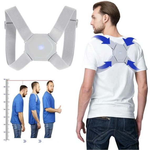 Коректор постави ортопедичний Nuoyi miao smart sensor corrector / Корсет для спини з вібрацією / Вібраційний корсет для хребта | Зображення 2
