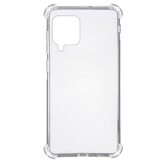 TPU чохол GETMAN Ease logo посилені кути для Samsung Galaxy A12 / M12 Безбарвний (прозорий)