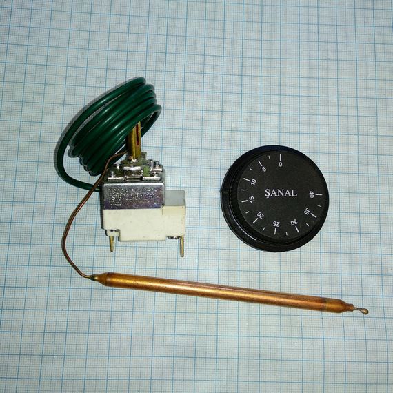 Терморегулятор капілярний від 0°С до 40°С Sanal(Туреччина) | Зображення 1