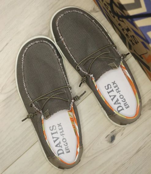 Очень легкая обувь на лето – мокасины из ткани 45 размер | Зображення 1