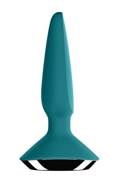 Анальна пробка з двома моторами та керуванням з телефону Satisfyer Plug-ilicious 1 Petrol, зелений Sex Aura | Зображення 2