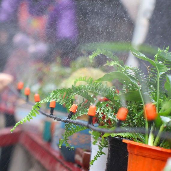 Садовый туманообразователь для беседки 10м, BD 182 / Умная система для полива сада / Ороситель для сада | Зображення 1