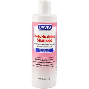 Шампунь противогрибковый для собак, кошек и лошадей Davis KetoHexidine Shampoo 355 мл