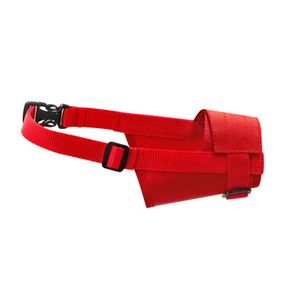 Намордник для собак Dog Extreme регулируемый №3 красный (57363)