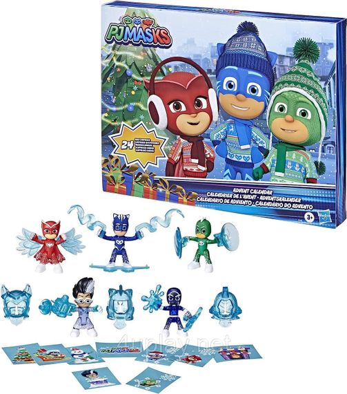 Адвент-календар Герої в масках Оригінал PJ Masks Advent Calendar подарунковий набір | Зображення 2