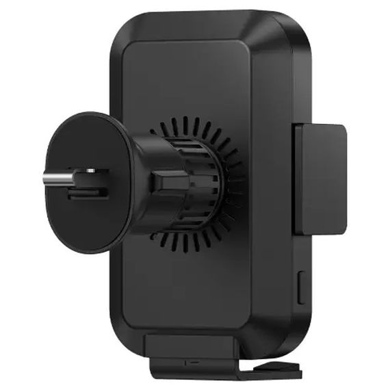 Автотримач з БЗП Baseus Halo Electric Wireless Charging Car Mount 15W (SUDD000001) Black | Зображення 3