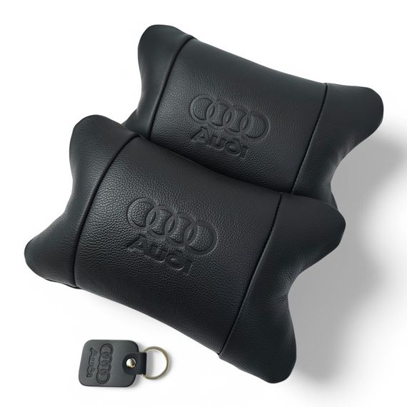 Подарок подушка дорожная Audi Ауді, Дорожная подушка в автомобиль, CV-973 Подарок автолюбителю | Зображення 8