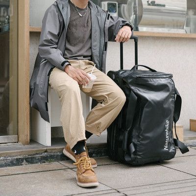 Сумка дорожная Naturehike на колесах NH21LX002 розмір S чорна (6975641885467) | Зображення 3