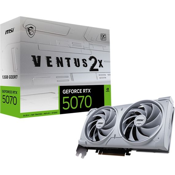 Відеокарта MSI GeForce RTX5070 12Gb VENTUS 2X OC WHITE (RTX 5070 12G VENTUS 2X OC WHITE) | Зображення 5