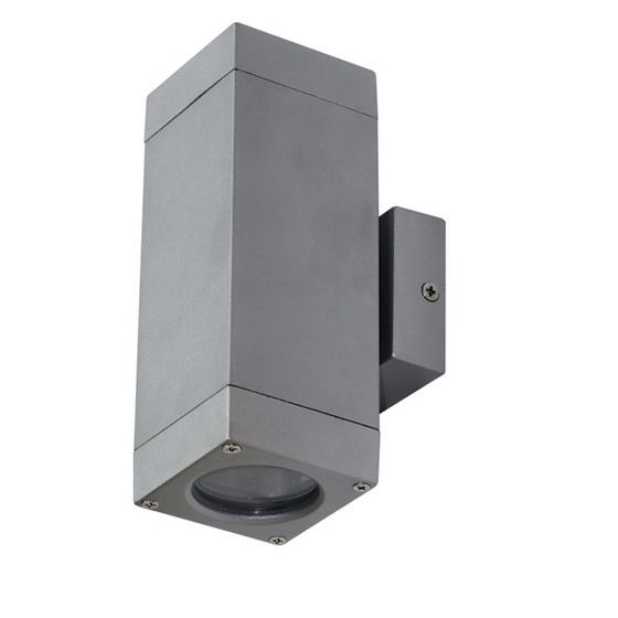 Светильник уличный фасадный AL-16 2x50W GU10 SILVER | Зображення 3