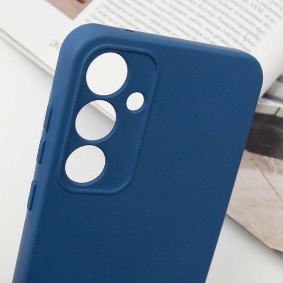 Чехол Silicone Cover Lakshmi Full Camera (A) для Samsung Galaxy M14 5G Синий / Navy Blue | Зображення 4