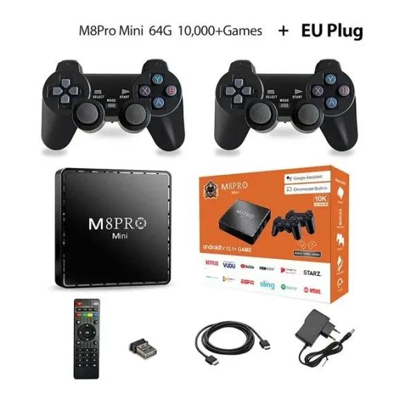 Игровая консоль M8 Рro Android Wireless Ретро приставка на 10000 игр | Зображення 8