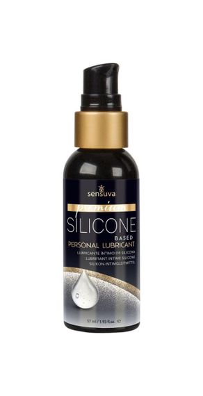 Силіконова змазка Sensuva Premium Silicone (57 мл), без гліцерину, парабенів і ментолу Sex Aura