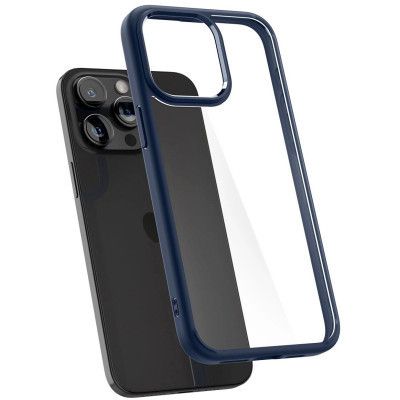 Чехол для мобильного телефона Spigen Apple iPhone 15 Pro Ultra Hybrid Navy Blue (ACS06711) | Зображення 9