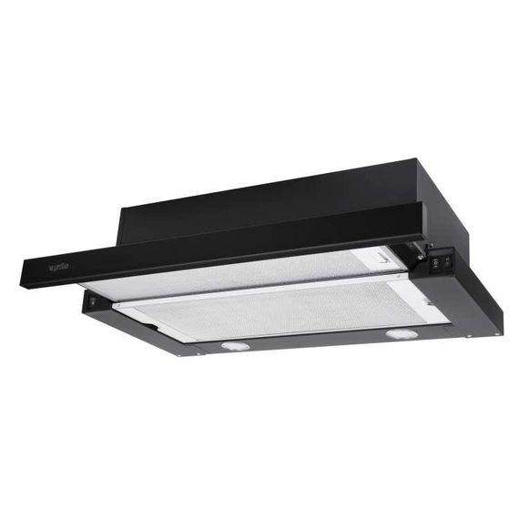 Телескопічна кухонна витяжка VENTOLUX GARDA 50 BK (750) SMD LED