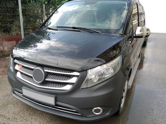 Дефлектор капоту (EuroCap) для Mercedes Vito / V W447 2014-2024 рр | Зображення 5