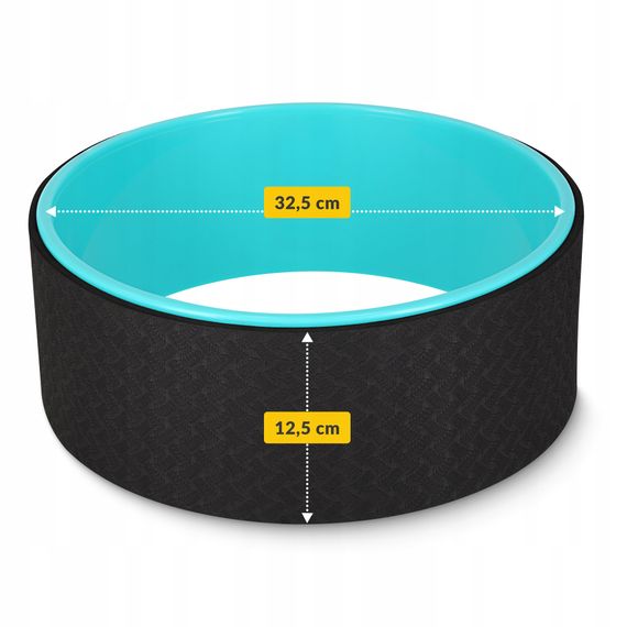 Колесо для йоги та фітнесу 4FIZJO Dharma Black/Blue (P-5907739314895) | Зображення 4