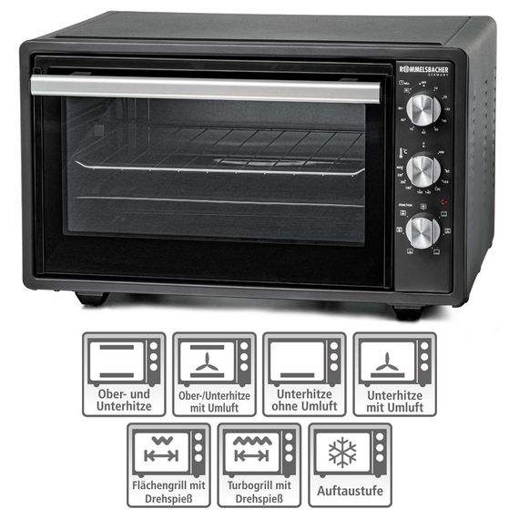 Електропіч із грилем Rommelsbacher BG 1620, 37 л | Зображення 7
