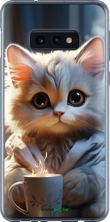 Чохол на Samsung Galaxy S10e Білий кіт "5646u-1646-2448"