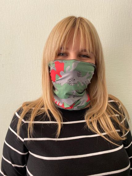 Защитная бафф маска на лицо 4Profi Спорт размер М 14776_1 | Зображення 4