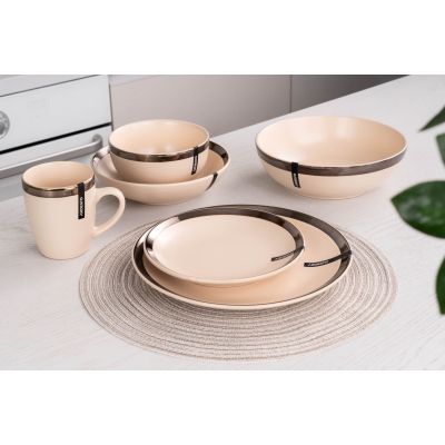 Тарелка Ardesto Liguria Dinner 26 см Cream (AR2926LCC) | Зображення 2