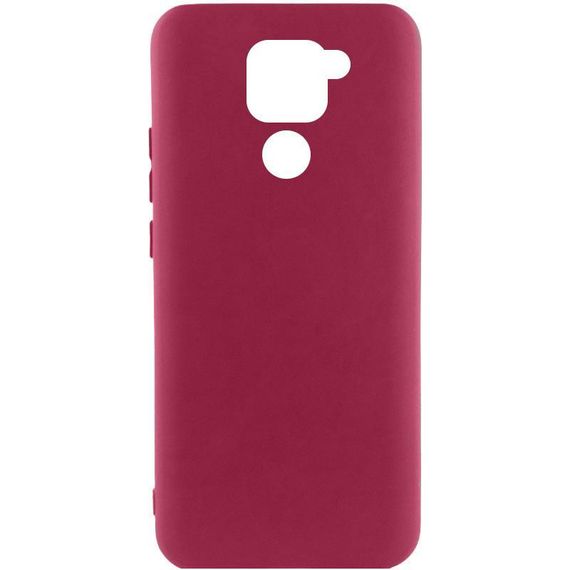 Чохол Silicone Cover Ummi Lakshmi (AA) для Xiaomi Redmi Note 9 / Redmi 10X Бордовий / Marsala