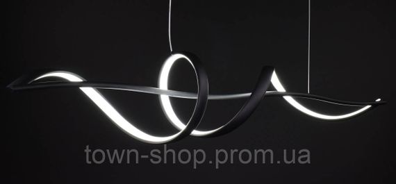 Люстра потолочная LED H26L-1000-bk Черный 30-140х20х100 см. | Зображення 6
