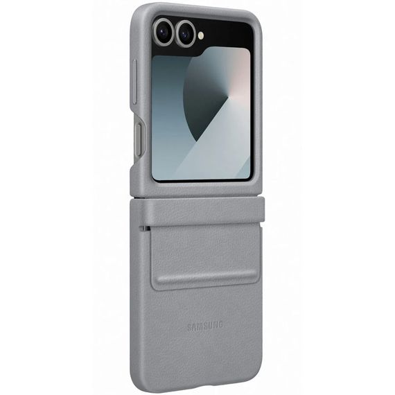 Кожаный чехол Leather Case (AAA) для Samsung Galaxy Z Flip6 | Зображення 2