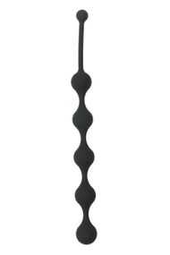 Анальний ланцюжок SEE YOU FIVE BEADS ANAL BLACK, Черный