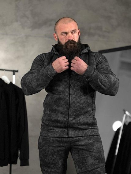 Зимовий спортивний костюм PREDATOR grey ВТ0512 | Зображення 3
