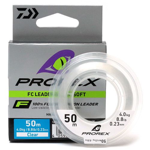 Флюрокарбон Daiwa Prorex FC Leader Super Soft 0.14mm 1.7kg 50m (12995-014) Флюорокарбон рыболовный | Зображення 5