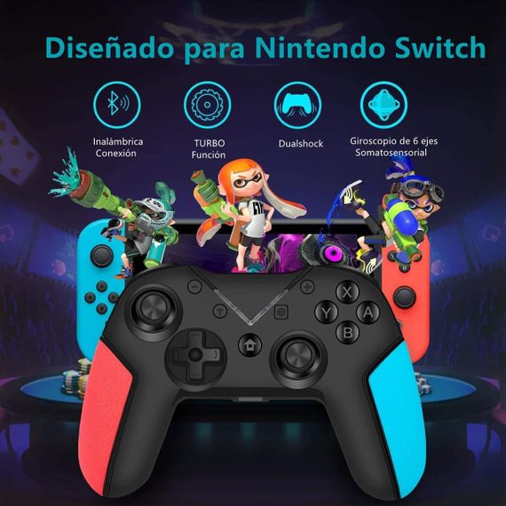 Беспроводной контроллер для Nintendo Switch Switch Lite PC Bluetooth, геймпад джойстик гироскоп турбо вибрация | Зображення 1