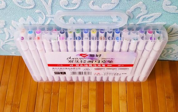 Скетч маркери SketchMarker двосторонні для паперу набір 36 шт.  ⁇  Скет Маркер  ⁇  SketchMarker | Зображення 3