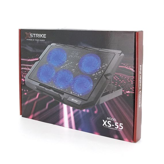 Підставка під ноутбук XSTRIKE XS-55, 10-17", 5x70мм 2200±10% RPM | Зображення 1