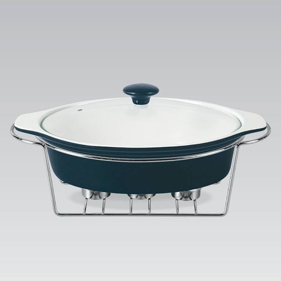 Мармит керамічний овальний Maestro MR-11561-74, 2.3 л, для запікання та сервірування