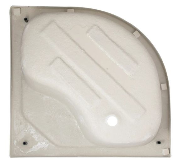 Набір Lidz Душова кабіна Latwa SC90x90.SAT.HIGH.GR напівкругла, скло тоноване 4 мм + Душовий піддон Kapielka ST90x90x41, з панеллю | Зображення 1