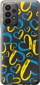 Чехол на Samsung Galaxy A23 A235F Сердца UA "5292u-2587-17620"