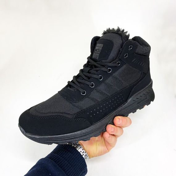 Черевики чоловічі 42р 27.5см, Кросівки зимові чоловічі натуральні, Робоче зимове взуття чоловіче | Зображення 1