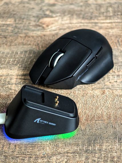 Ігрова миша Attack Shark V6 бездротова Black PAW3311 | Зображення 3