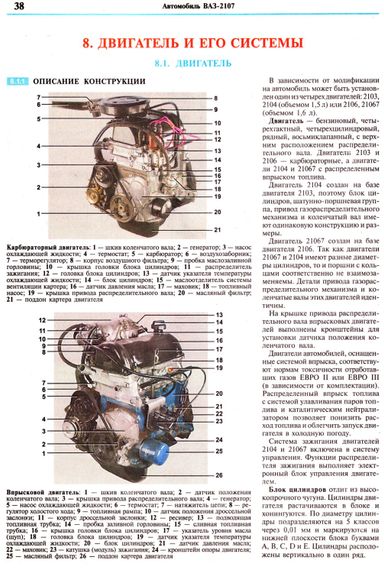 ВАЗ 2107. Посібник з ремонту та експлуатації з каталогом деталей. Книга | Зображення 6