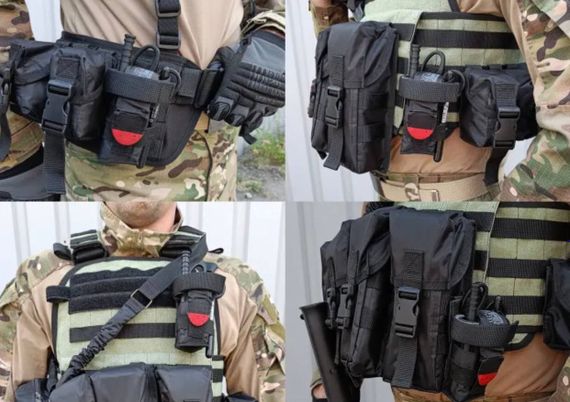 Підсумок під турнікет чорний (MOLLE, CAT, підсумок на розгрузку, жилет, РПС) 15х5 см | Зображення 2