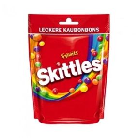 Драже фруктові цукерки асорті Skittles Fruits, 160 г, Німеччина, різнобарвні скитлс