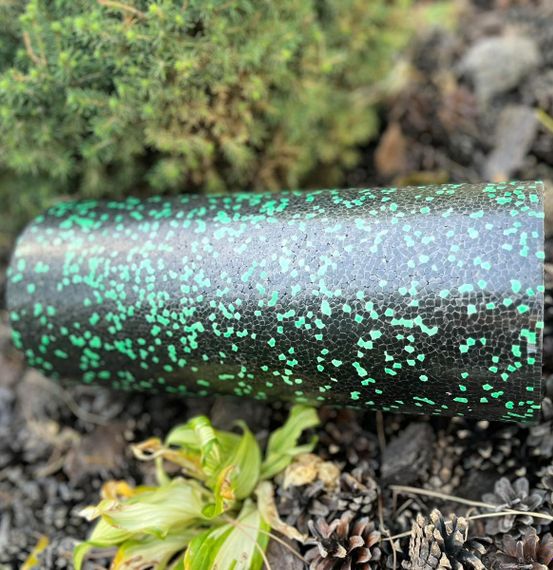 Массажный ролик (роллер) гладкий Паверплей PP-4348 2 in 1 EPP Foam Roller Черно/Зеленый (33x14см.) | Зображення 8