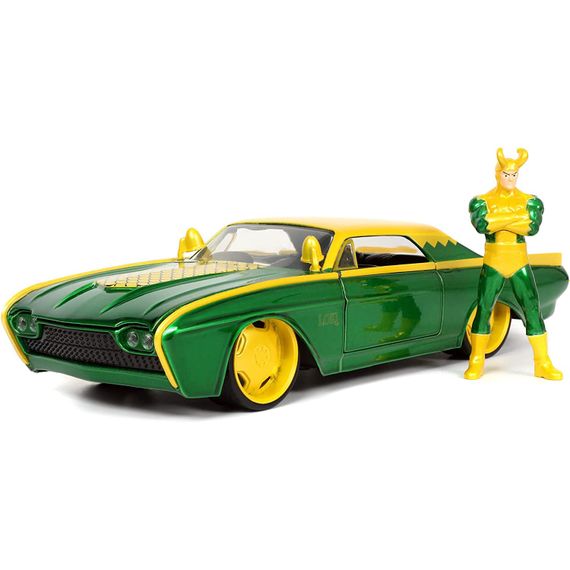 Модель колекціонної машинки Marvel Ford Thunderbird з фігуркою Loki | Зображення 5